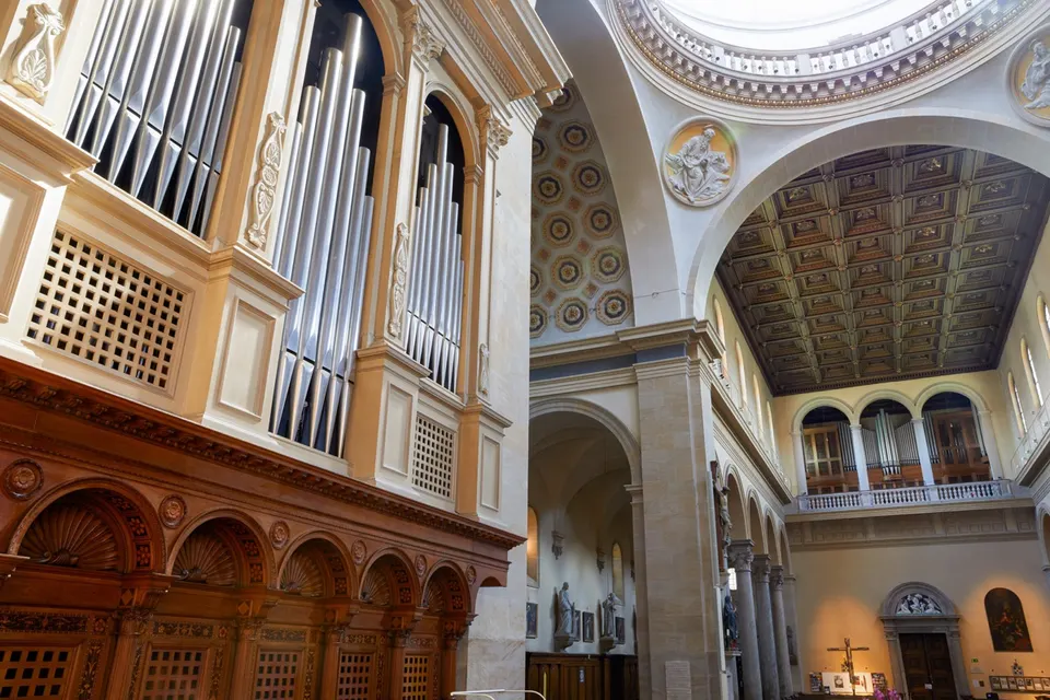 München-Schwabing, St. Ursula, choir organ (4/6)