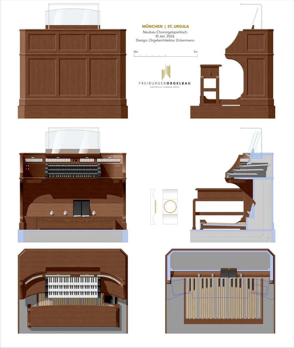München-Schwabing, St. Ursula, choir organ (6/6)