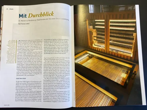 Beitrag über unsere neue Orgel in Rendsburg