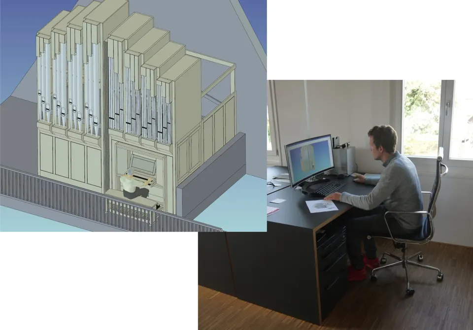 3D-Gehäusekonstruktion am Computer